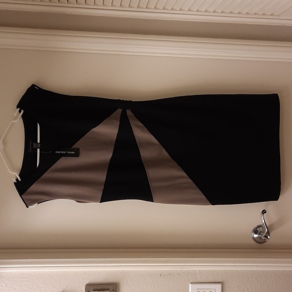 NWT, Spense Black and Beige Dress
